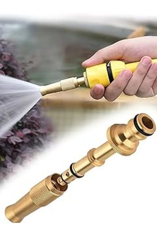 Mobee Tazyikli Su Püskürtme Bahçe Sulama Püskürtme Hortum Başlığı Yüksek Basınçlı Ayarlanabilir - 1
