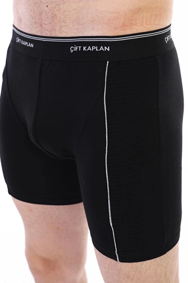 الملاكمين الرجال المزدوج النمر Elastane - 4