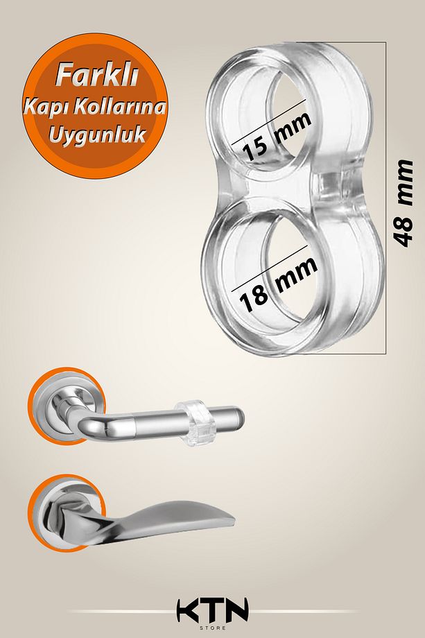 Kotan Silikon Kapı Stoperi 1 ADET Duvar Koruma Aparatı Çarpma Önleyici Elastik Kapı Kolu Stoperi - 2