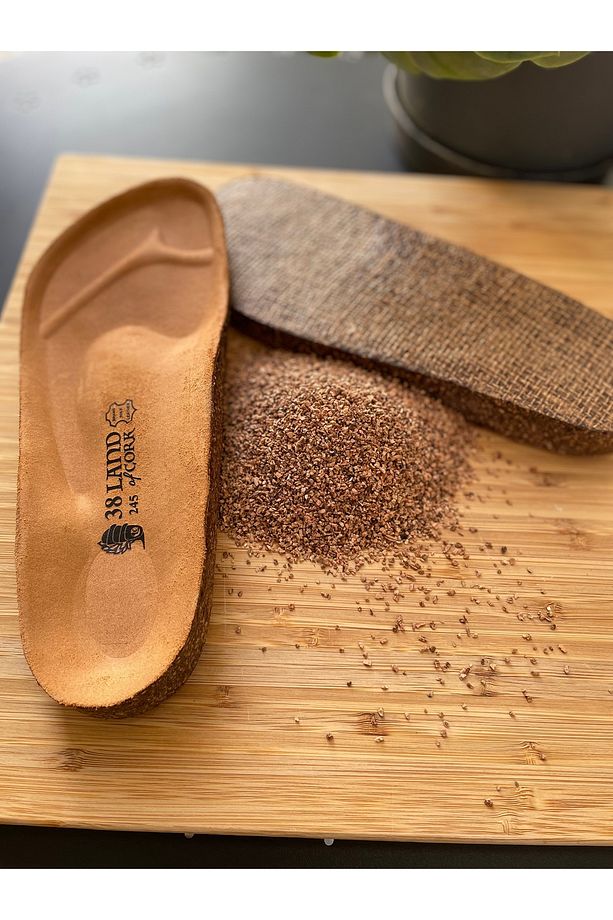 Anatomik Unisex Sabo Mantar Tabanlı Yün Keçe Terlik - 6