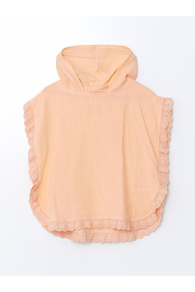 Lcw Baby Hooded Baby Muslin Poncho