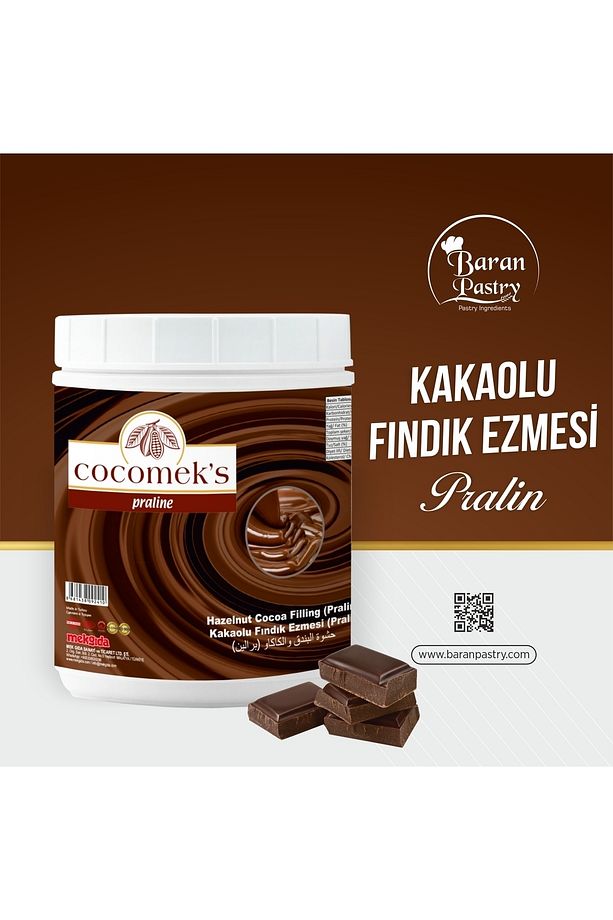 Kakaolu Fındık Ezmesi Bomba Pralin 1 Kg - 4
