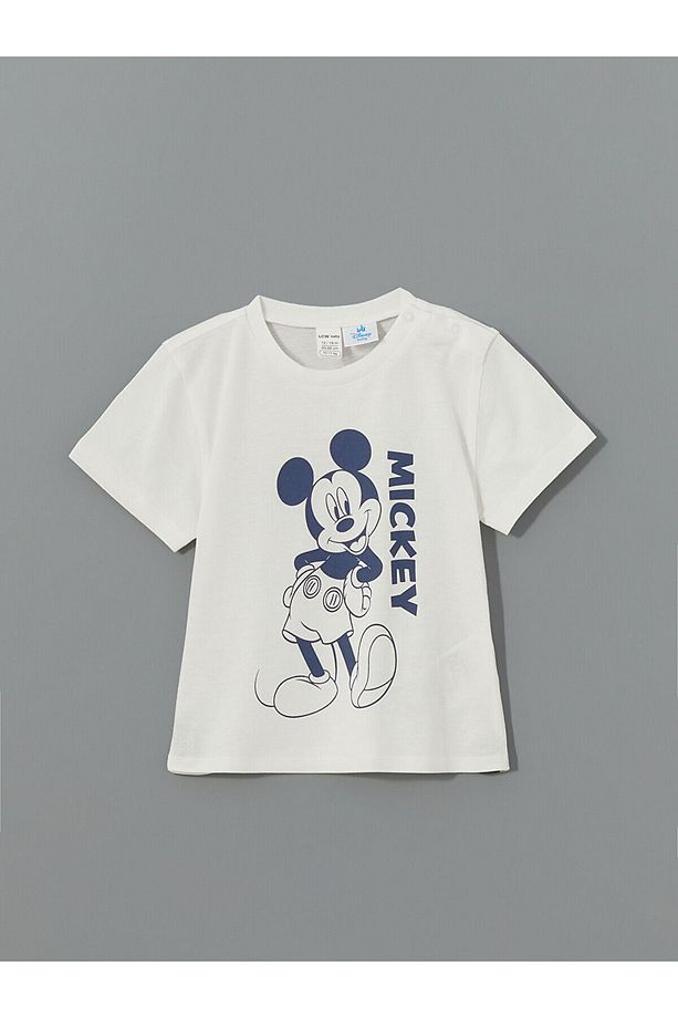 Mickey Mouse Baskılı Erkek Bebek Takım 3'lü - 2