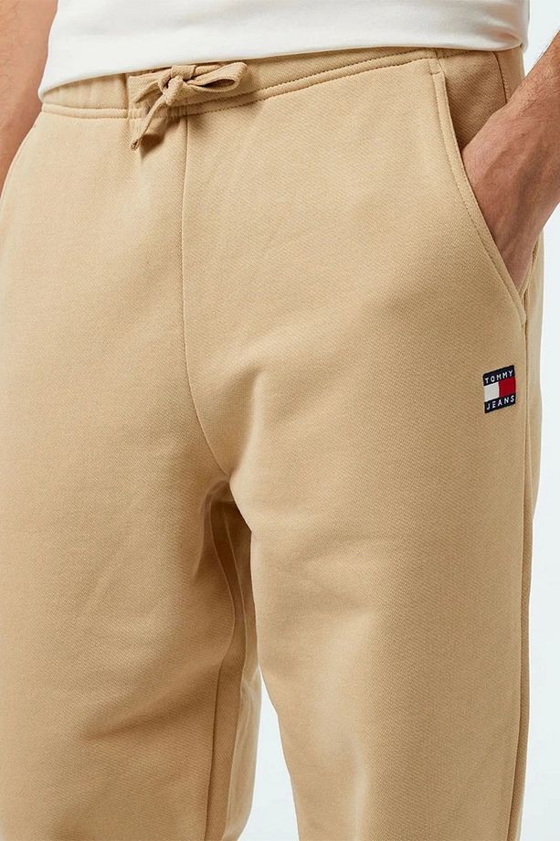 Tommy Jeans Tjm Reg Badge Jogger Erkek Bej Eşofman Altı Dm0dm18355ab9 - 4