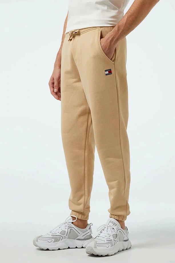 Tommy Jeans Tjm Reg Badge Jogger Erkek Bej Eşofman Altı Dm0dm18355ab9 - 2