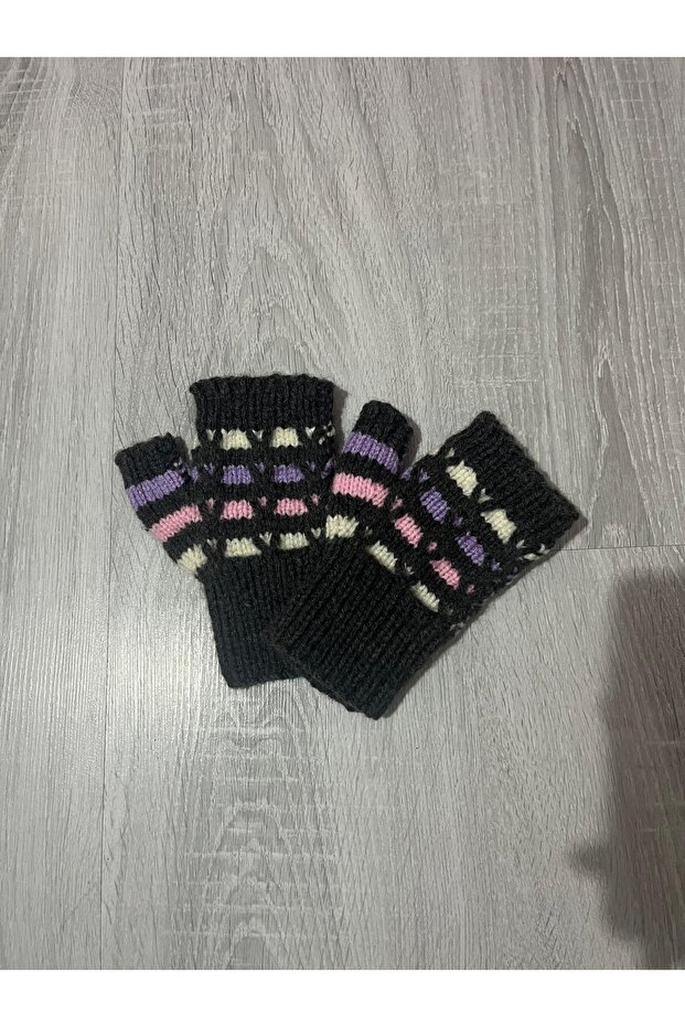 El Örmesi Kadın Parmaksız Eldiven - 2