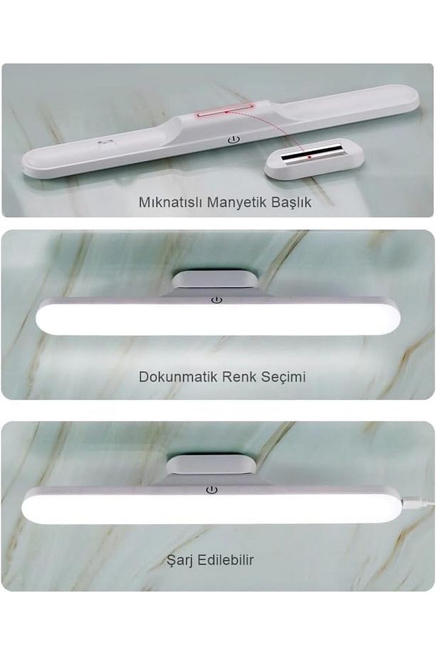 Mıknatıslı Şarj Edilebilir 3 Renkli Duvar Apliği - 3