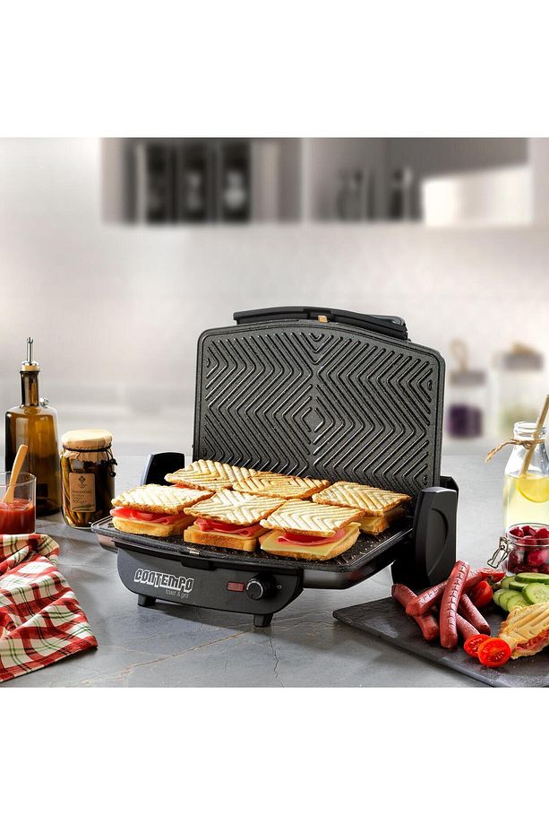 25007 Contempo Tost Makinesi Inox Siyah - 1