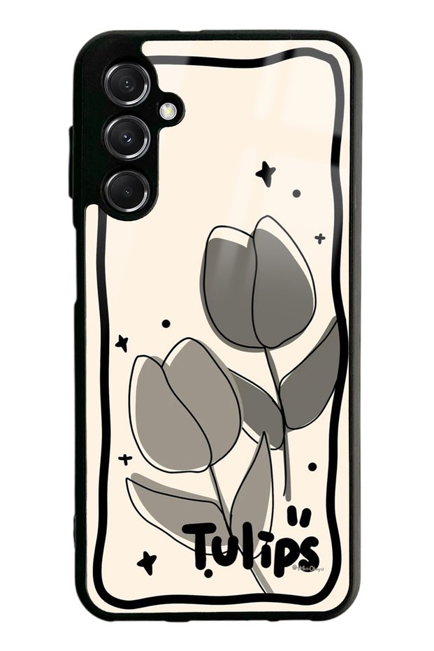 Samsung M34 Tulips Design Glossy Phone Case