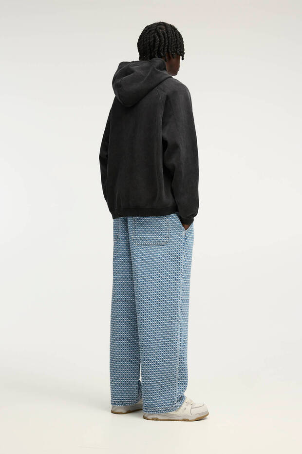 Jakarlı jogger jean - 5