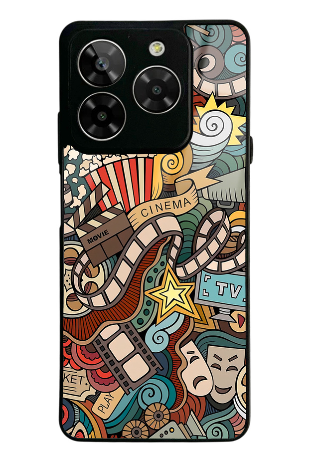 Gm Era 50 Retro Cinema Design Glossy Phone Case
