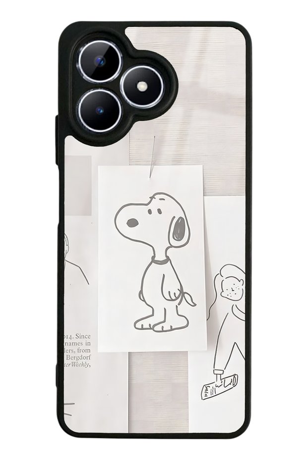 Oppo Realme Note 50 Snoppy Design Glossy Phone Case
