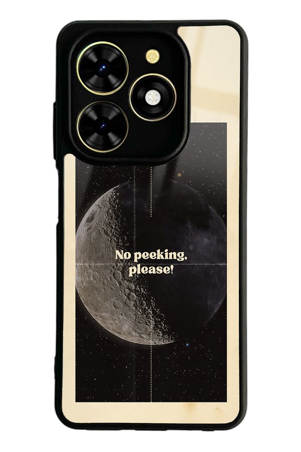 غلاف هاتف لامع بتصميم Peeking لهاتف Tecno Spark Go 2024