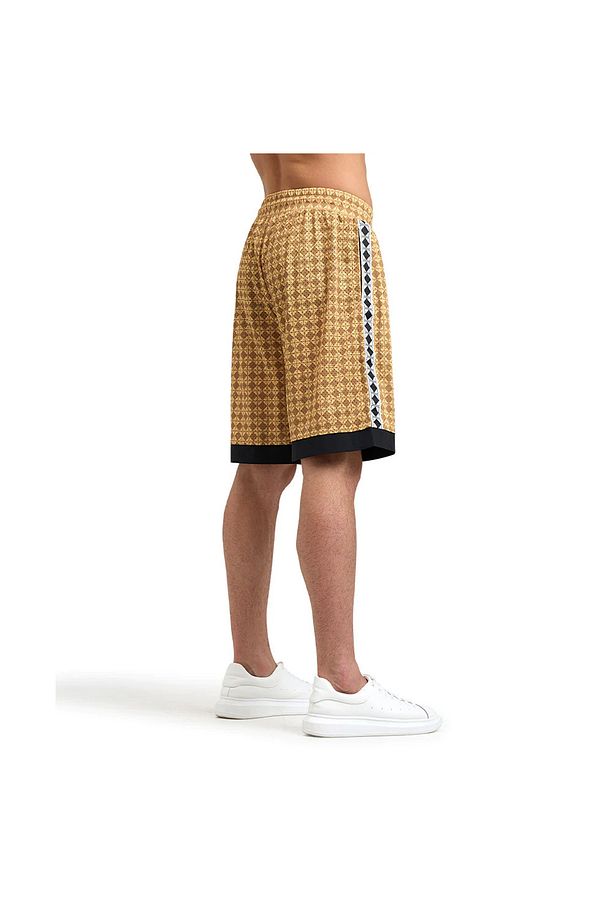 50th Bermuda Mesh Unisex Sarı Günlük Stil Şort 006454313 - 2