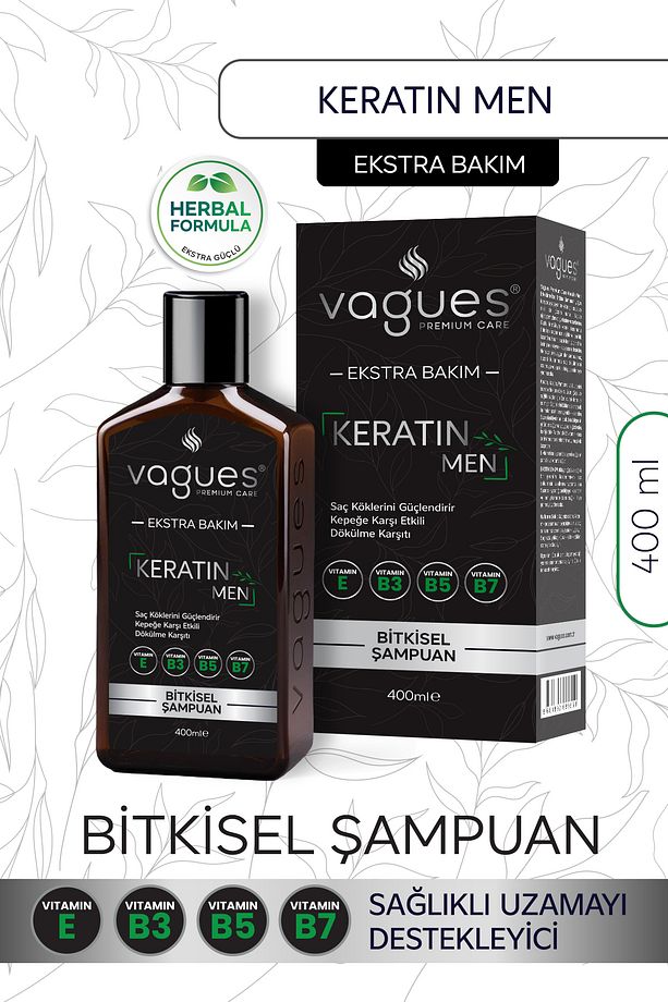 Bitkisel Şampuan Aile Seti / Keratin Volume şampuan + Keratim Men Şampuan Extra Saç Bakımı - 5