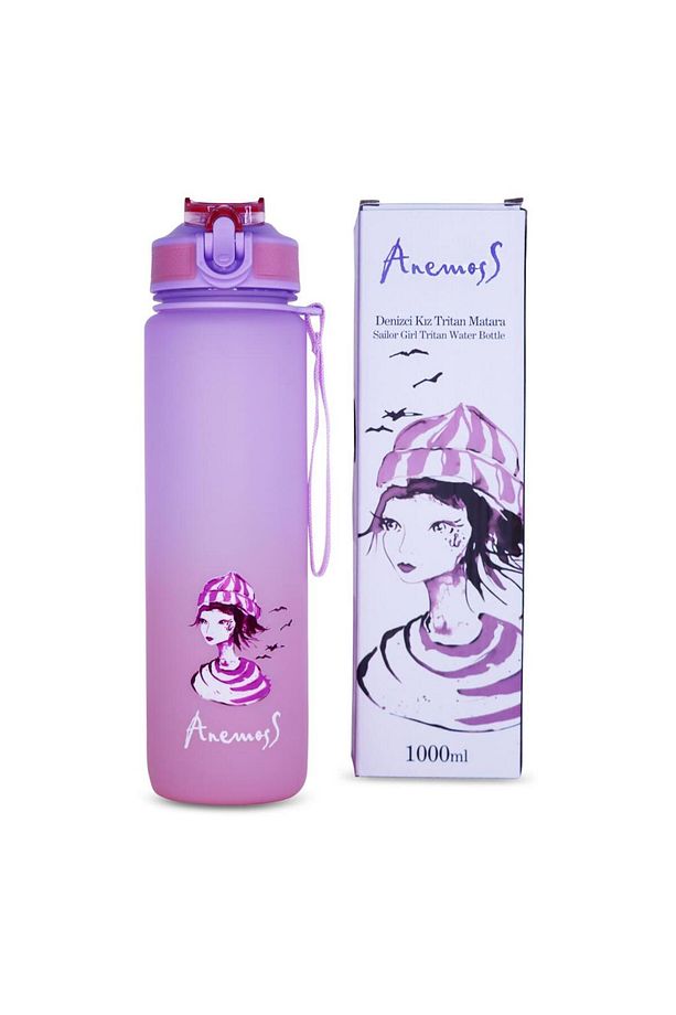 Denizci Kız Tritan Matara 1000 ml - 3