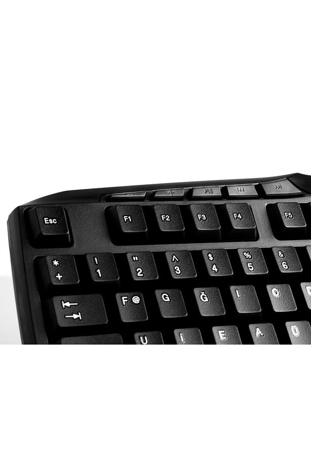 Kb-250u Siyah F Usb Kablolu Multimedya 113 Tuşlu Klavye - 2