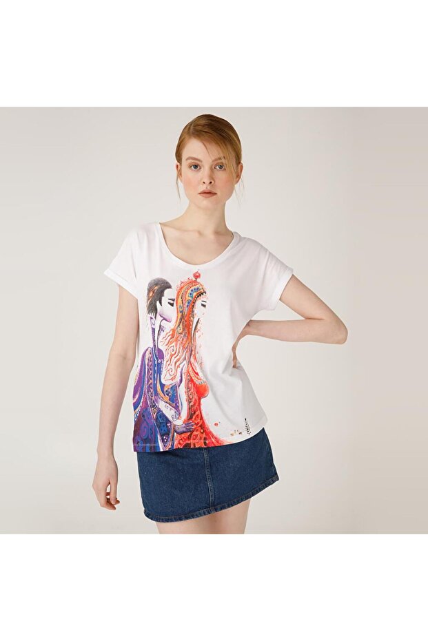 Aşk Kadın T-shirt - 5