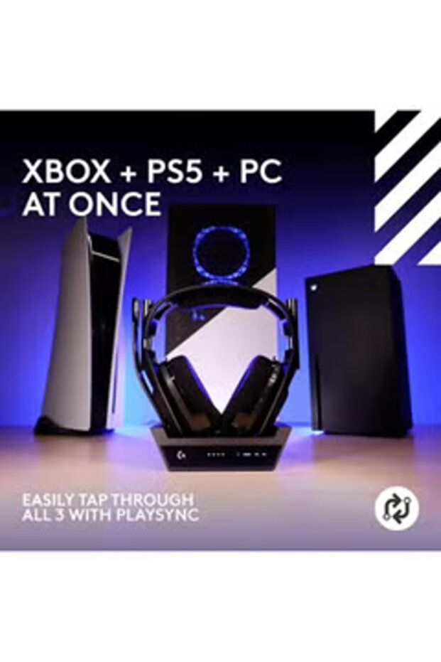 A50 X LIGHTSPEED Wireless Headset Black + BaseStation - 2