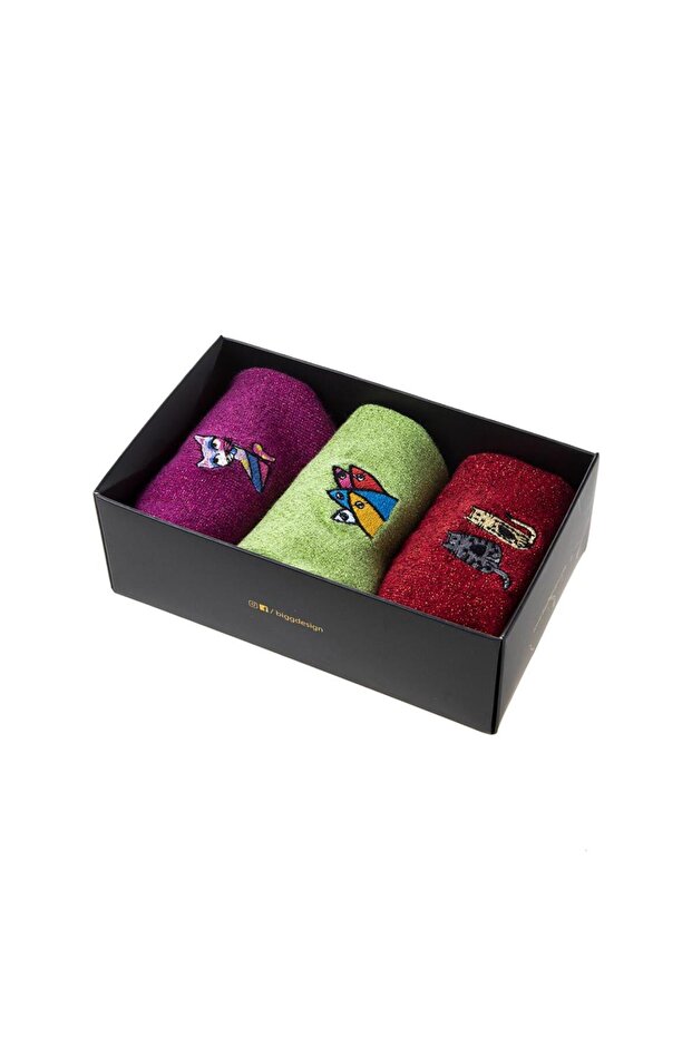 مجموعة جوارب لامعة - 5