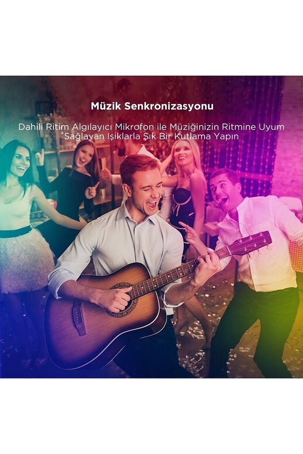 10 Metre Wi-fi Ve Bluetooth Rgb Led Şerit Işık (ALEXA VE GOOGLE ASSİSTANT UYUMLU) H61103a3 - 6