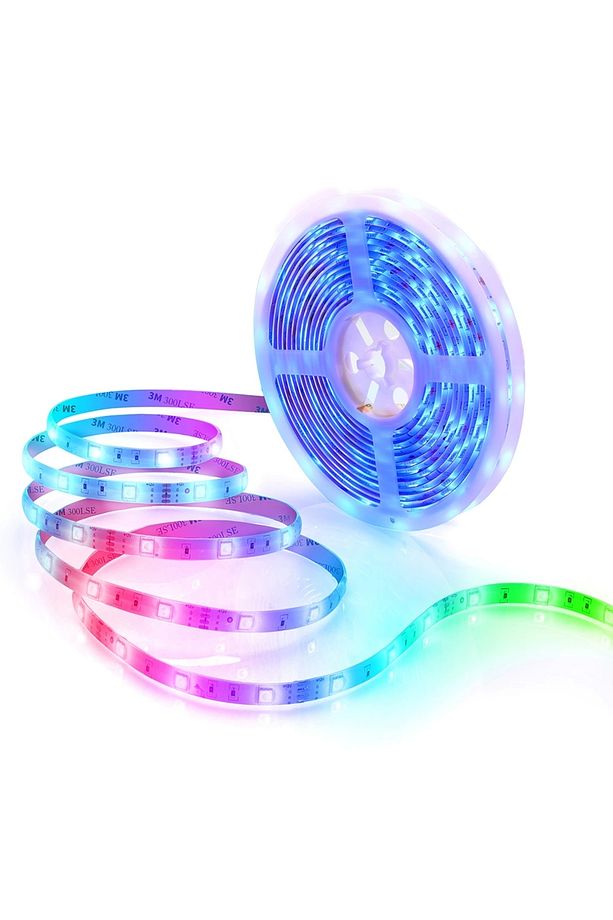 10 Metre Wi-fi Ve Bluetooth Rgb Led Şerit Işık (ALEXA VE GOOGLE ASSİSTANT UYUMLU) H61103a3 - 2