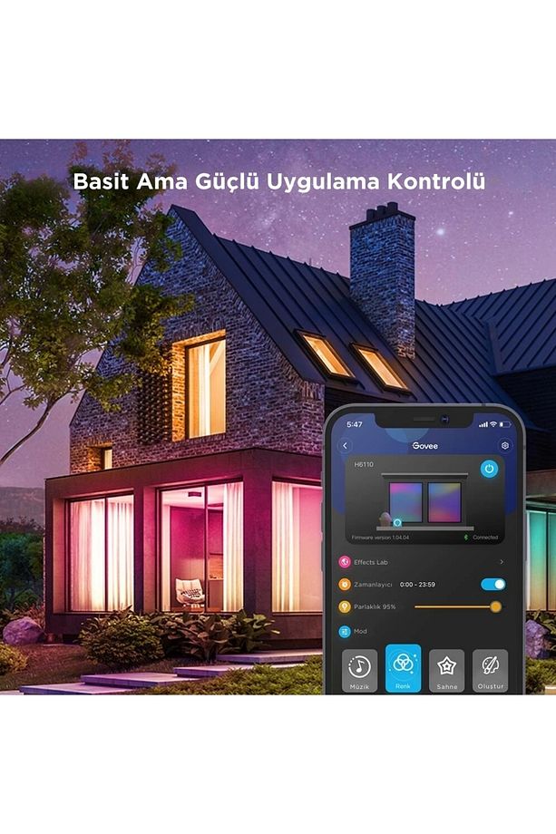 10 Metre Wi-fi Ve Bluetooth Rgb Led Şerit Işık (ALEXA VE GOOGLE ASSİSTANT UYUMLU) H61103a3 - 4