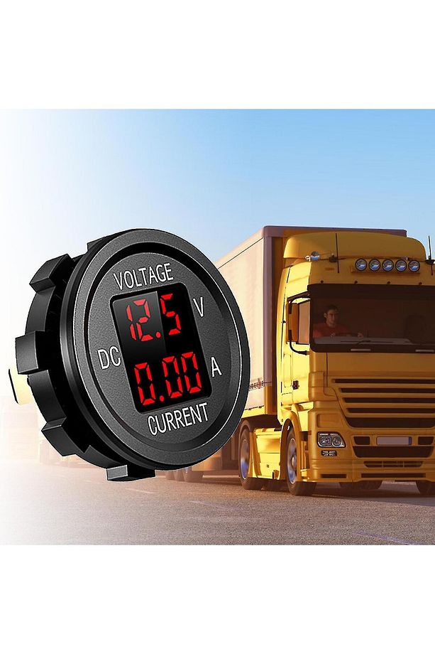 Dc12v/24v Dijital Voltmetre Ampermetre - 7