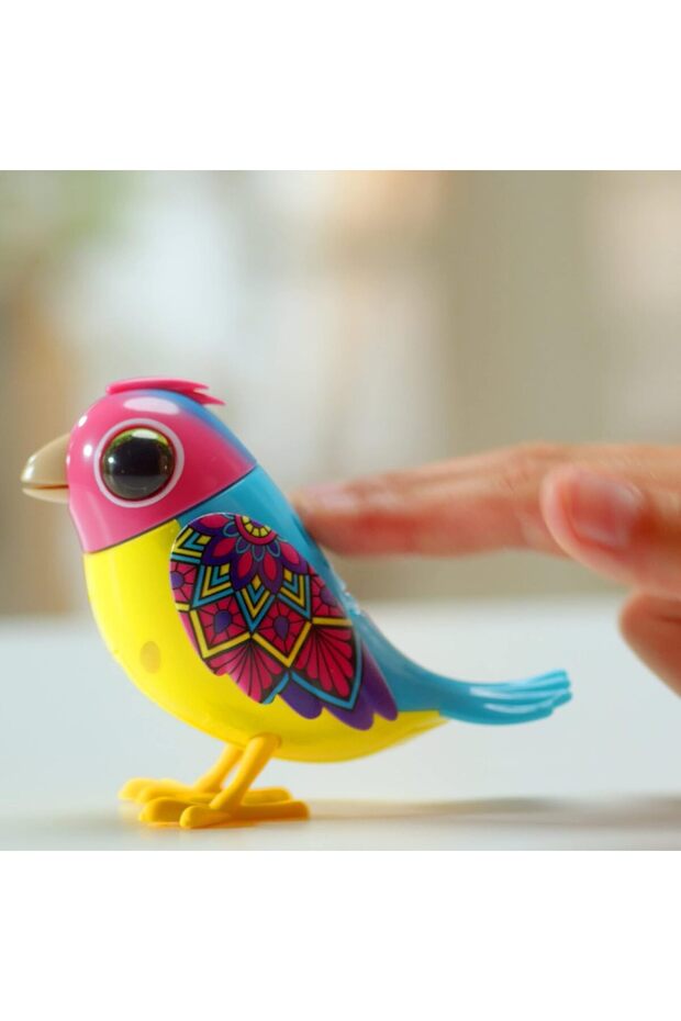Digibirds Single Assorted Styles - Interactive Animated Electronic Bird, Record & Playback - 8