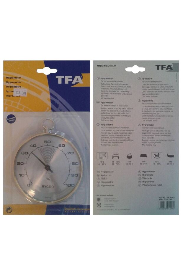 Analog Higrometre Nem Ölçer - 8