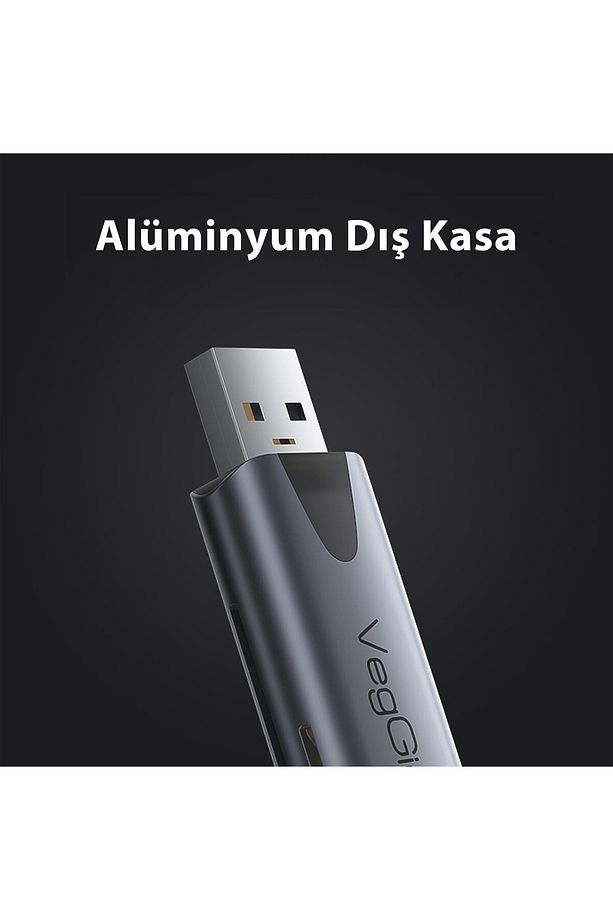 Type-c Ve Usb 2.0 Sd-microsd Tf Kart Okuyucu - 3