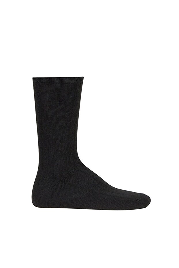 Bambu Asker Çorap Siyah 3'lü Paket - 5