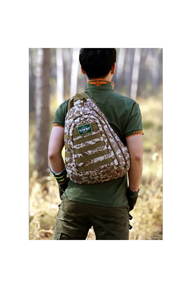 Single Shoulder Camouflage Tactical Backpack - 3