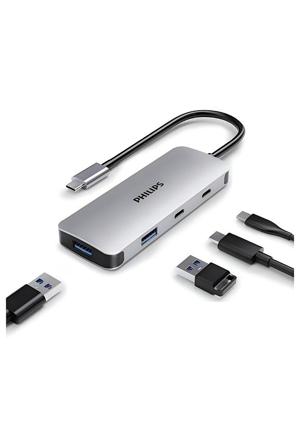 Swr1651a Type-c To 2*usb-a 3.2 Ve 2*usb-c Pd 100w Hub Çoklayıcı Adaptör - 1