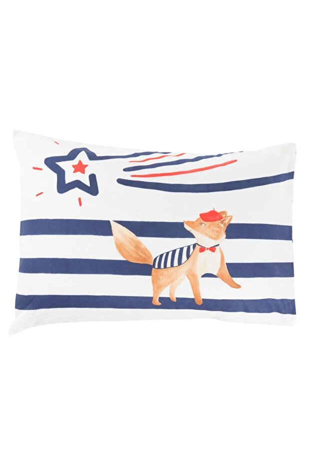 Carre Blanc Renard Series - Reversible Organic Cotton Pillow Case