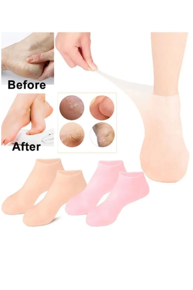 Silicone Moisturizing Foot Mask Spa Gel Heel Socks Foot Care Socks