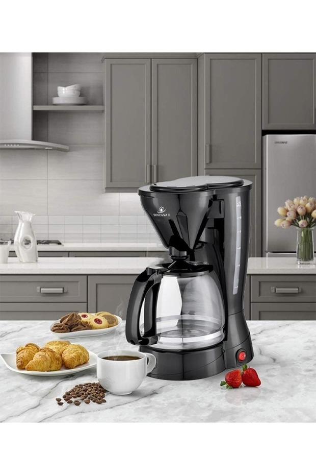 650 Watt coffee maker for 6 cups with detachable filter and automatic shut-off feature - 8