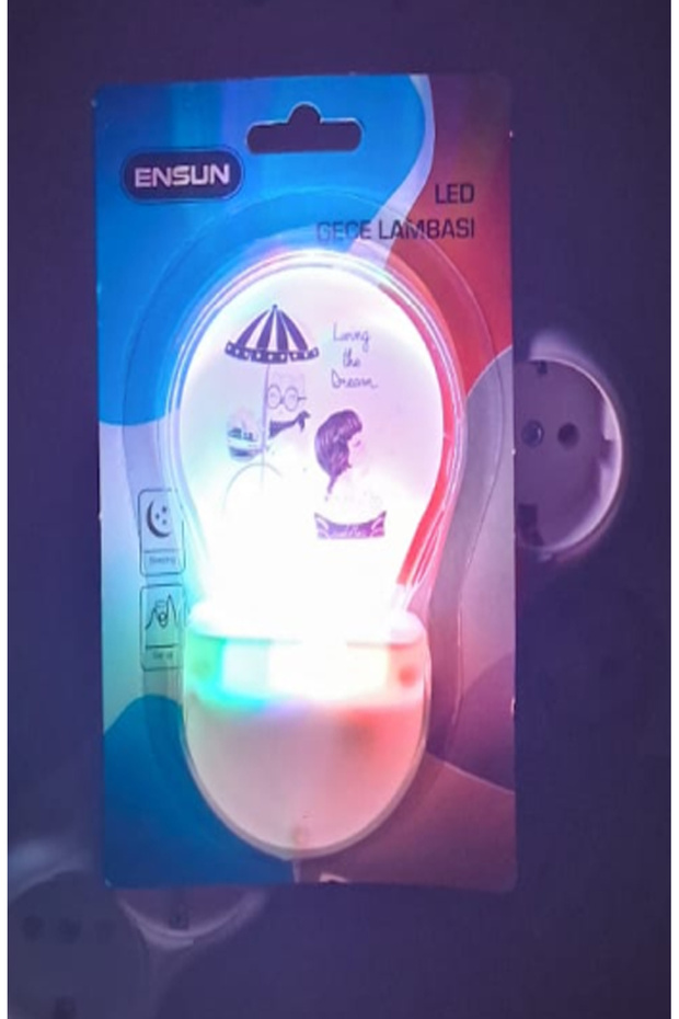 Figured Illustrated Colorful Night Lamp