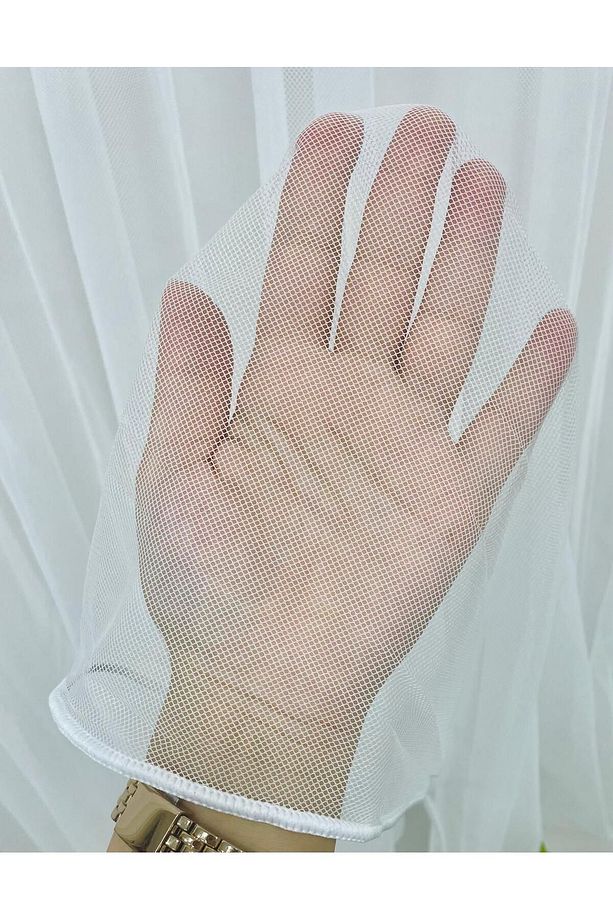Grek Modern Tül Perde 1/3 Pilelidir Etek Kurşunludur (SIK PİLELİ) - 5