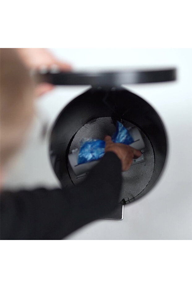 Çöp Poşeti Haznesi Portatif Çöp Poşeti Tutucu Yapışkanlı Pratik Çöp Poşeti Tutucu - 6