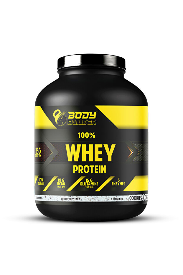 Whey Protein, Cookies and Cream, 4 LB