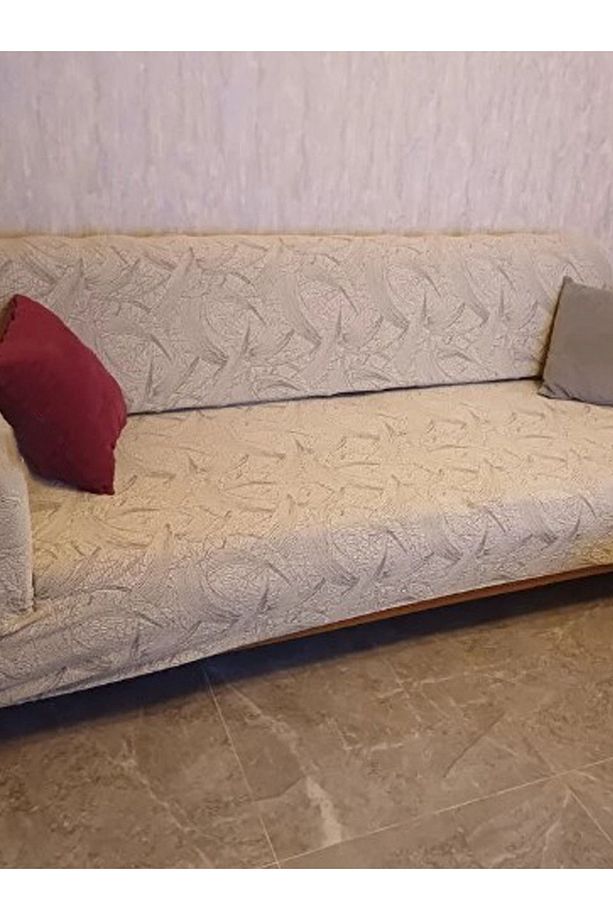 Koltuk Örtüsü Koltuk Kılıfı Jakarlı Esnek Ve Lastikli Yıkanabilir 3 Kişilik Çekyat Örtüsü Bir Adet - 3