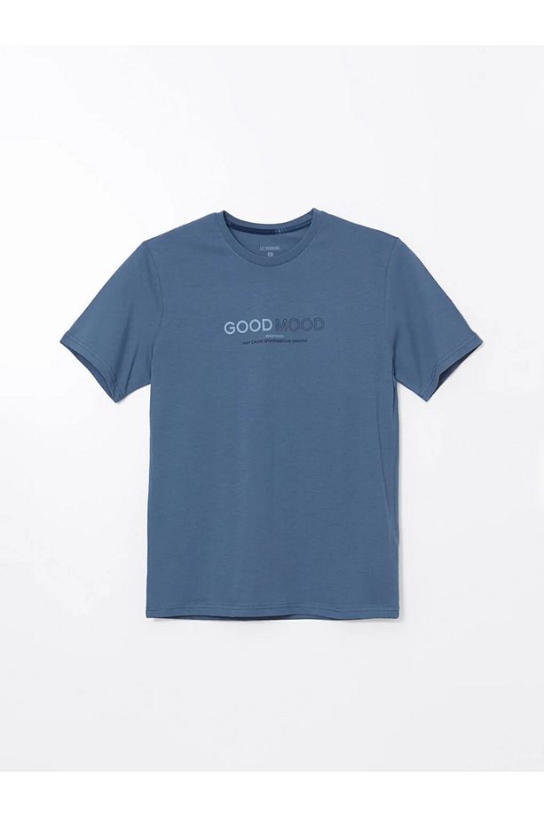 Mavi Standart Kalıp Erkek Pijama Takımı - 2