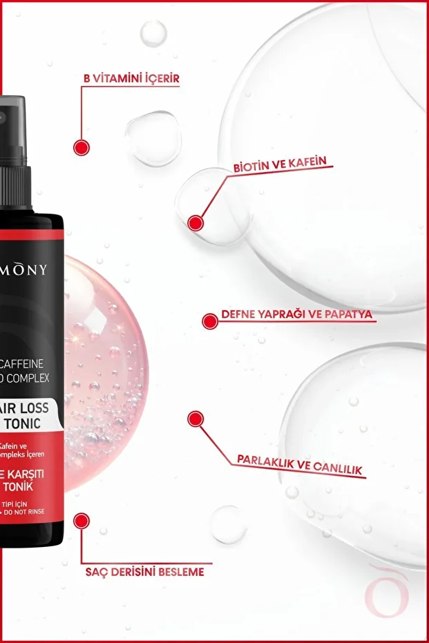 Biotin & Kafein & Amino Kompleks İçeren Dökülme Karşıtı Saç Sprey Toniği 250 ml - 5