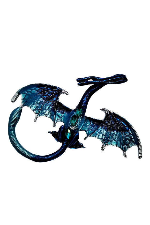 Mavi Ejderha Broş - 4