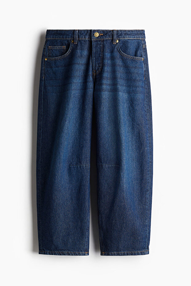 Barrel High Cropped Jeans - 3