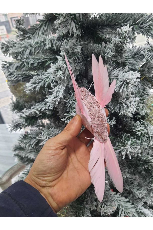 Yapay Kuş Arı Kuşu 1 Adet, Yılbaşı Süsü, Ağaç Süsü, Dekor, Noel - 7