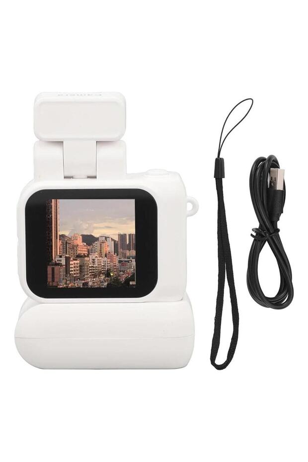 Ekran HD 1080p Retro Ultra kompakt kamera ile Mini kamera flaş ışığı ve pil Dock öğrenci küçük kamer - 1