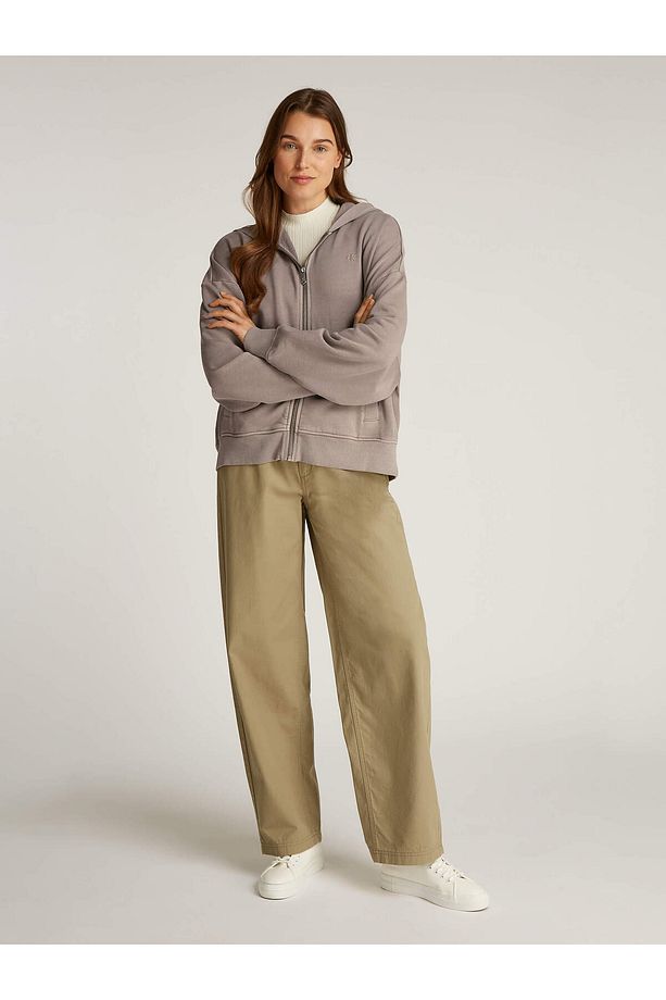 WASHED PUFF PRINT ZIP-THROUGH - 2