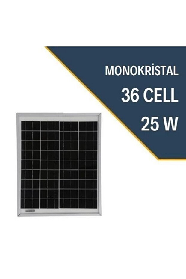 25w Monokristal Güneş Paneli - 2